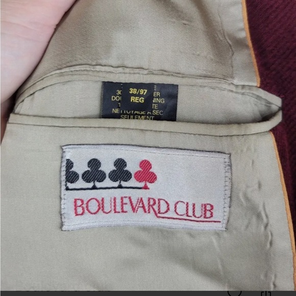 BOULEVARD CLUB Vintage Velvet Corduroy Blazer - Picture 2 of 10
